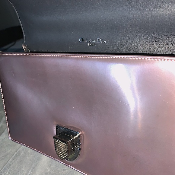 DIOR/Diorama NWOB CROSSBODY ROSE GOLD METALLIC - Picture 3 of 9